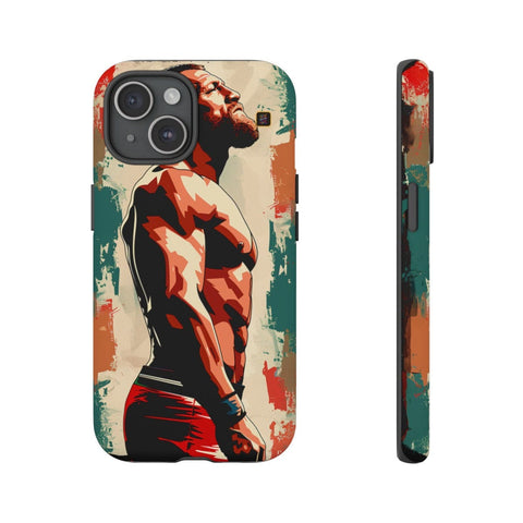 iPhone 14 | 14 Pro | 14 Plus | 14 Pro Max | 15 | 15 Pro | 15 Plus | 15 Pro Max β Beard,Fighter,Portrait,RetroWave β front-and-side