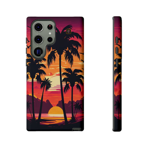 Galaxy S22 | S22 Plus | S22 Ultra | S23 | S23 Plus | S23 Ultra β Beachscape,Dawn,PalmTrees,Tropical β front-and-side