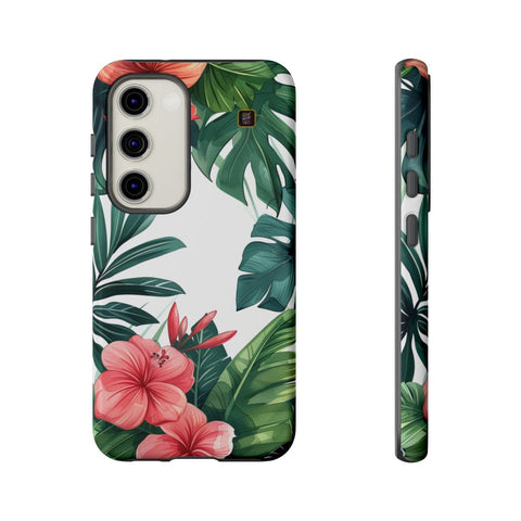 Galaxy S22 | S22 Plus | S22 Ultra | S23 | S23 Plus | S23 Ultra | S24 | S24 Plus | S24 Ultra β Botanical,Floral,Hibiscus,Tropical β front-and-side