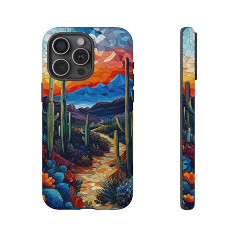 iPhone 14 | 14 Pro | 14 Plus | 14 Pro Max | 15 | 15 Pro | 15 Plus | 15 Pro Max β Artistic,Cacti,Desert,Sunset β front-and-side