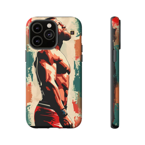 iPhone 14 | 14 Pro | 14 Plus | 14 Pro Max | 15 | 15 Pro | 15 Plus | 15 Pro Max β Beard,Fighter,Portrait,RetroWave β front-and-side