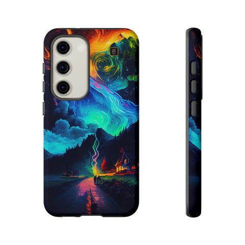 Galaxy S22 | S22 Plus | S22 Ultra | S23 | S23 Plus | S23 Ultra β Enchanted,Mountains,StarrySky,Vibrant β front-and-side