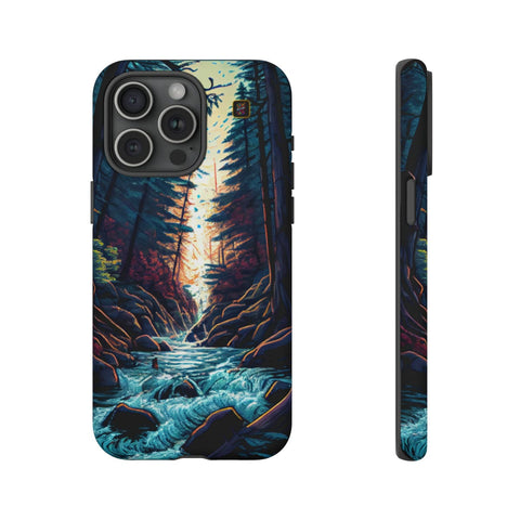 iPhone 14 | 14 Pro | 14 Plus | 14 Pro Max | 15 | 15 Pro | 15 Plus | 15 Pro Max – BlueSky,Cinematic,Redwoods,Rapids – front-and-side