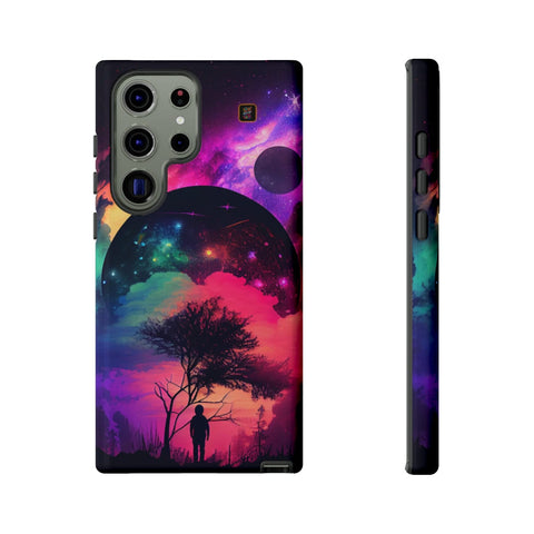 Galaxy S22 | S22 Plus | S22 Ultra | S23 | S23 Plus | S23 Ultra β Dreamscape,Planet,Silhouette,Starrysky β front-and-side