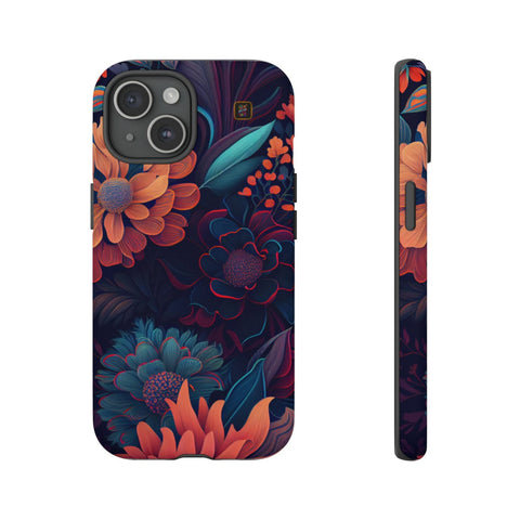 iPhone 14 | 14 Pro | 14 Plus | 14 Pro Max | 15 | 15 Pro | 15 Plus | 15 Pro Max – ArtisticBlossoms,BloomingBeauty,ColorfulGarden,FloralMasterpiece – front-and-side
