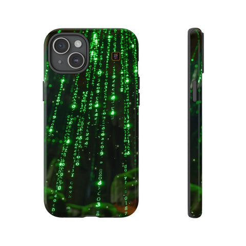 iPhone 14 | 14 Pro | 14 Plus | 14 Pro Max | 15 | 15 Pro | 15 Plus | 15 Pro Max β Cybernetic,Matrix,Numbers,Technology β front-and-side
