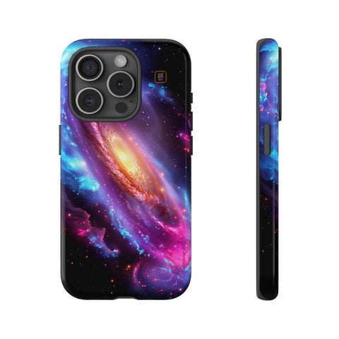iPhone 14 | 14 Pro | 14 Plus | 14 Pro Max | 15 | 15 Pro | 15 Plus | 15 Pro Max β Andromeda,Galaxy,Nebula,Wallpaper β front-and-side