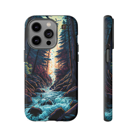 iPhone 14 | 14 Pro | 14 Plus | 14 Pro Max | 15 | 15 Pro | 15 Plus | 15 Pro Max – BlueSky,Cinematic,Redwoods,Rapids – front-and-side