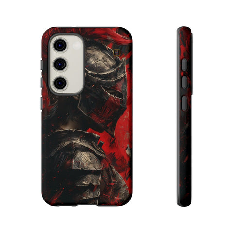 Galaxy S22 | S22 Plus | S22 Ultra | S23 | S23 Plus | S23 Ultra | S24 | S24 Plus | S24 Ultra β Armor,Knight,Medieval,RedPlume β front-and-side