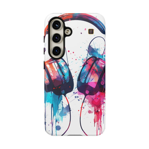 Galaxy S22 | S22 Plus | S22 Ultra | S23 | S23 Plus | S23 Ultra | S24 | S24 Plus | S24 Ultra β Artistic,Headphones,Splash,Vibrant β front