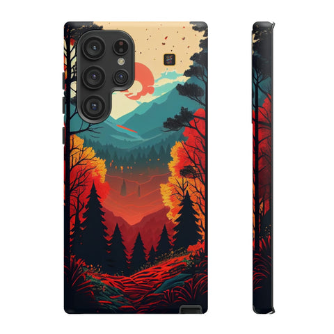 Galaxy S22 | S22 Plus | S22 Ultra | S23 | S23 Plus | S23 Ultra β Autumnal,Forest,Mountainscape,Sunset β front-and-side