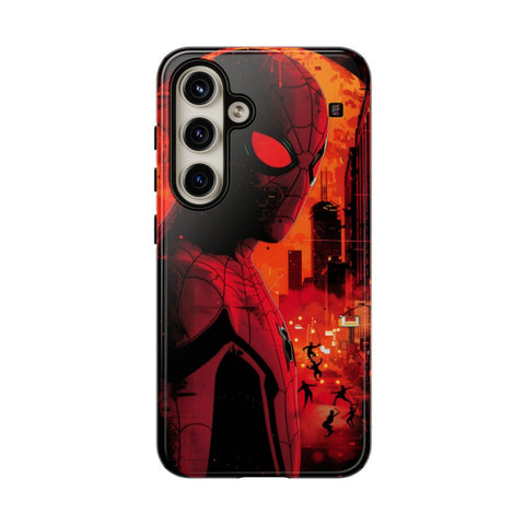 Galaxy S22 | S22 Plus | S22 Ultra | S23 | S23 Plus | S23 Ultra | S24 | S24 Plus | S24 Ultra β Bright,Cityscape,Spiderman,Symmetry β front