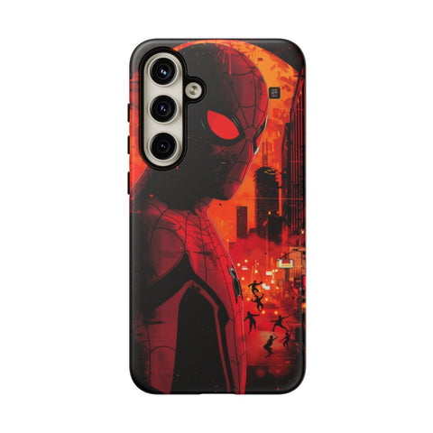 Galaxy S22 | S22 Plus | S22 Ultra | S23 | S23 Plus | S23 Ultra | S24 | S24 Plus | S24 Ultra β Bright,Cityscape,Spiderman,Symmetry β front