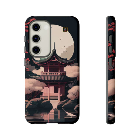 Galaxy S22 | S22 Plus | S22 Ultra | S23 | S23 Plus | S23 Ultra β CherryBlossoms,Enchanted,FantasyTemple,Moonlight β front-and-side