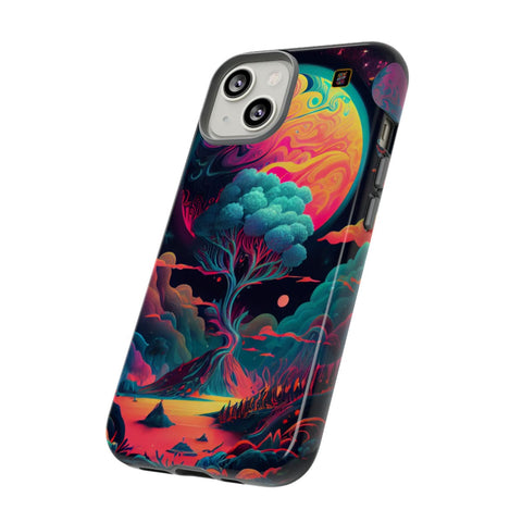 iPhone 14 | 14 Pro | 14 Plus | 14 Pro Max | 15 | 15 Pro | 15 Plus | 15 Pro Max– Artistic,CosmicTree,Harmony,Vibrant – side