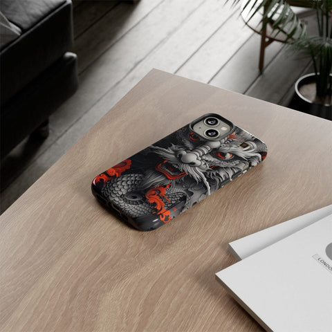 iPhone 14 | 14 Pro | 14 Plus | 14 Pro Max | 15 | 15 Pro | 15 Plus | 15 Pro Maxβ Dragon,Fantasy,RedAccents,SakugaStyle β context