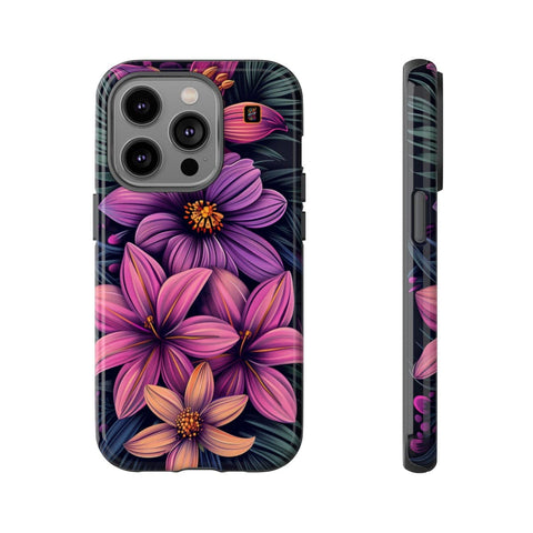 iPhone 14 | 14 Pro | 14 Plus | 14 Pro Max | 15 | 15 Pro | 15 Plus | 15 Pro Max β Colorful,FantasyFlowers,FloralPrint,Vibrant β front-and-side