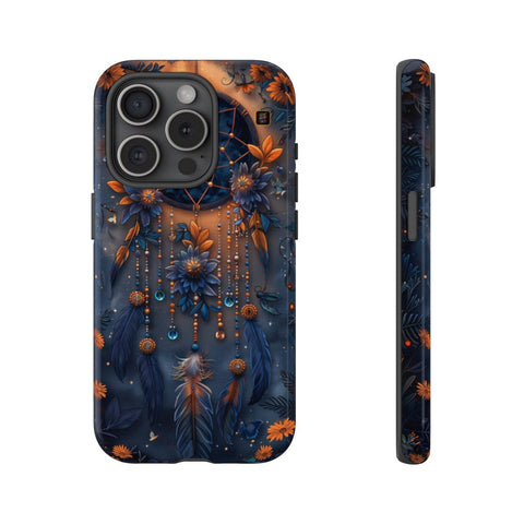 iPhone 14 | 14 Pro | 14 Plus | 14 Pro Max | 15 | 15 Pro | 15 Plus | 15 Pro Max β Beads,Dreamcatcher,Enchanted,Feathers β front-and-side