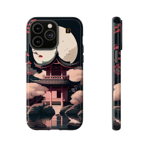 iPhone 14 | 14 Pro | 14 Plus | 14 Pro Max | 15 | 15 Pro | 15 Plus | 15 Pro Max β CherryBlossoms,Enchanted,FantasyTemple,Moonlight β front-and-side