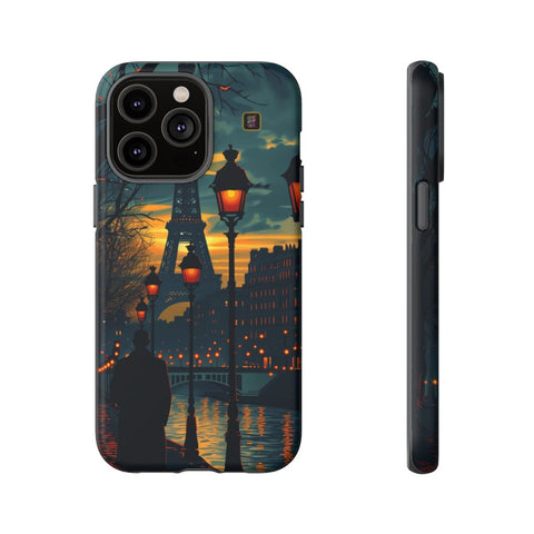 iPhone 14 | 14 Pro | 14 Plus | 14 Pro Max | 15 | 15 Pro | 15 Plus | 15 Pro Max β Eiffel,Twilight,Parisian,Streetlamps β front-and-side