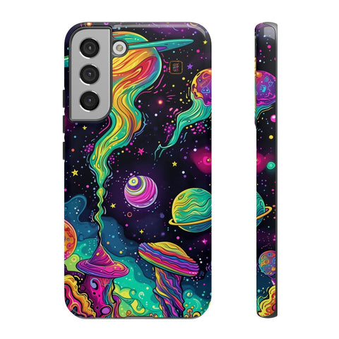 Galaxy S22 | S22 Plus | S22 Ultra | S23 | S23 Plus | S23 Ultra | S24 | S24 Plus | S24 Ultra – Cosmic,Enchanted,Planets,Vibrant – front-and-side
