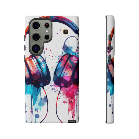 Galaxy S22 | S22 Plus | S22 Ultra | S23 | S23 Plus | S23 Ultra | S24 | S24 Plus | S24 Ultra β Artistic,Headphones,Splash,Vibrant β front-and-side