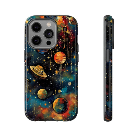 iPhone 14 | 14 Pro | 14 Plus | 14 Pro Max | 15 | 15 Pro | 15 Plus | 15 Pro Max β Cosmic,Nebulae,Planets,Stars β front-and-side