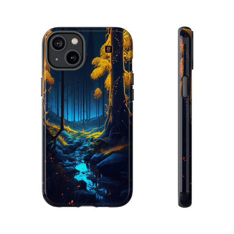 iPhone 14 | 14 Pro | 14 Plus | 14 Pro Max | 15 | 15 Pro | 15 Plus | 15 Pro Max β Bioluminescence,Enchanted,Forest,Wonderland β front-and-side