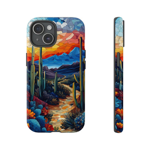 iPhone 14 | 14 Pro | 14 Plus | 14 Pro Max | 15 | 15 Pro | 15 Plus | 15 Pro Max β Artistic,Cacti,Desert,Sunset β front-and-side