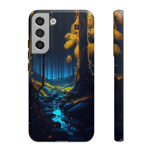 Galaxy S22 | S22 Plus | S22 Ultra | S23 | S23 Plus | S23 Ultra β Bioluminescence,Enchanted,Forest,Wonderland β front-and-side