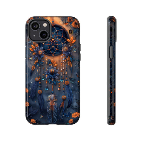 iPhone 14 | 14 Pro | 14 Plus | 14 Pro Max | 15 | 15 Pro | 15 Plus | 15 Pro Max β Beads,Dreamcatcher,Enchanted,Feathers β front-and-side