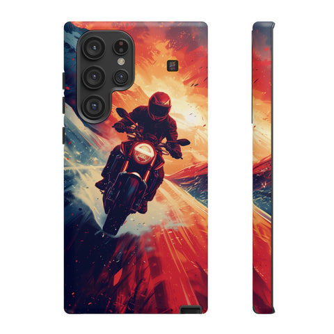 Galaxy S22 | S22 Plus | S22 Ultra | S23 | S23 Plus | S23 Ultra | S24 | S24 Plus | S24 Ultra β Adventure,Motorcycle,Sunset,Vector β front-and-side
