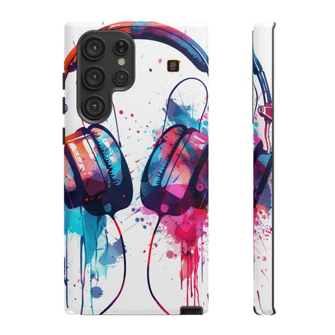 Galaxy S22 | S22 Plus | S22 Ultra | S23 | S23 Plus | S23 Ultra | S24 | S24 Plus | S24 Ultra β Artistic,Headphones,Splash,Vibrant β front-and-side