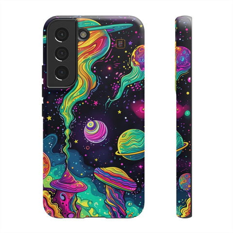 Galaxy S22 | S22 Plus | S22 Ultra | S23 | S23 Plus | S23 Ultra | S24 | S24 Plus | S24 Ultra – Cosmic,Enchanted,Planets,Vibrant – front-and-side