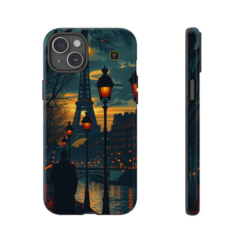 iPhone 14 | 14 Pro | 14 Plus | 14 Pro Max | 15 | 15 Pro | 15 Plus | 15 Pro Max β Eiffel,Twilight,Parisian,Streetlamps β front-and-side