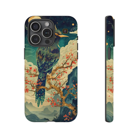 iPhone 14 | 14 Pro | 14 Plus | 14 Pro Max | 15 | 15 Pro | 15 Plus | 15 Pro Max β Bird,Fantasy,Moonlit,Mystical β front-and-side