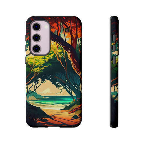 Galaxy S22 | S22 Plus | S22 Ultra | S23 | S23 Plus | S23 Ultra β AnimeBeach,EnchantedForest,TropicalVista,VibrantArtwork β front-and-side