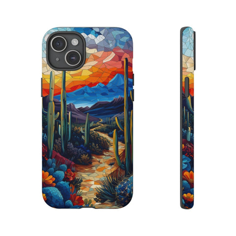 iPhone 14 | 14 Pro | 14 Plus | 14 Pro Max | 15 | 15 Pro | 15 Plus | 15 Pro Max β Artistic,Cacti,Desert,Sunset β front-and-side