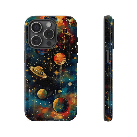 iPhone 14 | 14 Pro | 14 Plus | 14 Pro Max | 15 | 15 Pro | 15 Plus | 15 Pro Max β Cosmic,Nebulae,Planets,Stars β front-and-side