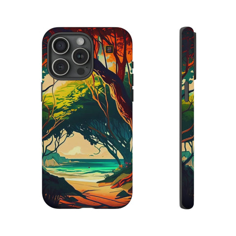 iPhone 14 | 14 Pro | 14 Plus | 14 Pro Max | 15 | 15 Pro | 15 Plus | 15 Pro Max β AnimeBeach,EnchantedForest,TropicalVista,VibrantArtwork β front-and-side