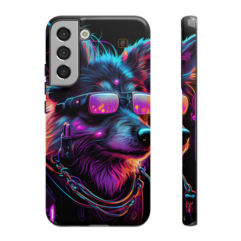 Galaxy S22 | S22 Plus | S22 Ultra | S23 | S23 Plus | S23 Ultra β Cyberdog,Neon,Glasses,Sunglasses β front-and-side