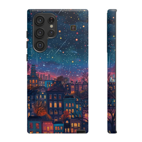Galaxy S22 | S22 Plus | S22 Ultra | S23 | S23 Plus | S23 Ultra | S24 | S24 Plus | S24 Ultra β Buildings,GlowingNight,ShootingStars,Trees β front-and-side