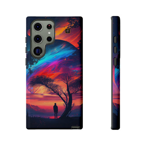 Galaxy S22 | S22 Plus | S22 Ultra | S23 | S23 Plus | S23 Ultra β Dreamscape,Planetscape,Silhouette,Twilight β front-and-side