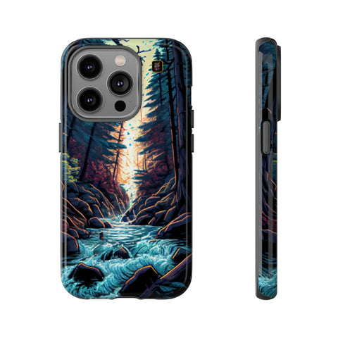iPhone 14 | 14 Pro | 14 Plus | 14 Pro Max | 15 | 15 Pro | 15 Plus | 15 Pro Max – BlueSky,Cinematic,Redwoods,Rapids – front-and-side