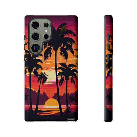 Galaxy S22 | S22 Plus | S22 Ultra | S23 | S23 Plus | S23 Ultra β Beachscape,Dawn,PalmTrees,Tropical β front-and-side