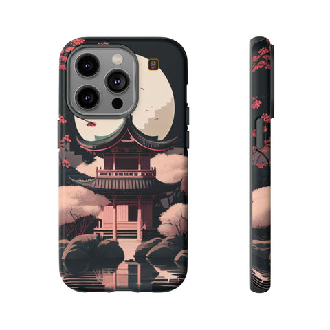 iPhone 14 | 14 Pro | 14 Plus | 14 Pro Max | 15 | 15 Pro | 15 Plus | 15 Pro Max β CherryBlossoms,Enchanted,FantasyTemple,Moonlight β front-and-side