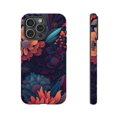 iPhone 14 | 14 Pro | 14 Plus | 14 Pro Max | 15 | 15 Pro | 15 Plus | 15 Pro Max – ArtisticBlossoms,BloomingBeauty,ColorfulGarden,FloralMasterpiece – front-and-side