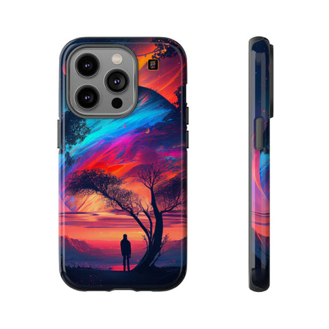 iPhone 14 | 14 Pro | 14 Plus | 14 Pro Max | 15 | 15 Pro | 15 Plus | 15 Pro Max β Dreamscape,Planetscape,Silhouette,Twilight β front-and-side
