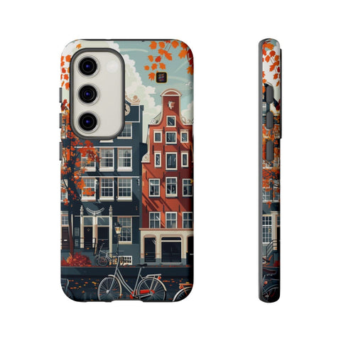 Galaxy S22 | S22 Plus | S22 Ultra | S23 | S23 Plus | S23 Ultra | S24 | S24 Plus | S24 Ultra β Autumn,Fall,Amsterdam,Bicycles β front-and-side