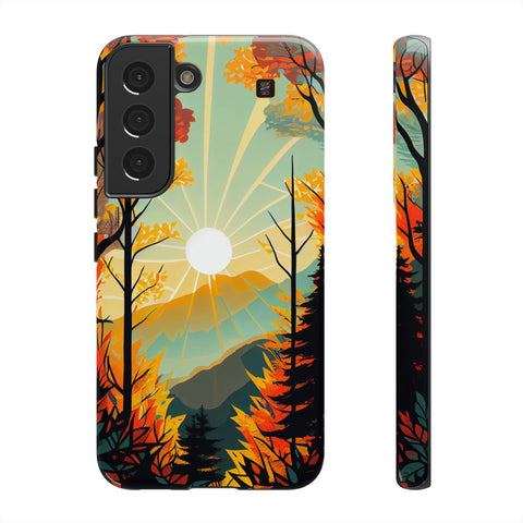 Galaxy S22 | S22 Plus | S22 Ultra | S23 | S23 Plus | S23 Ultra– Autumn,Majestic,Sunbeam,Trees – front-and-side